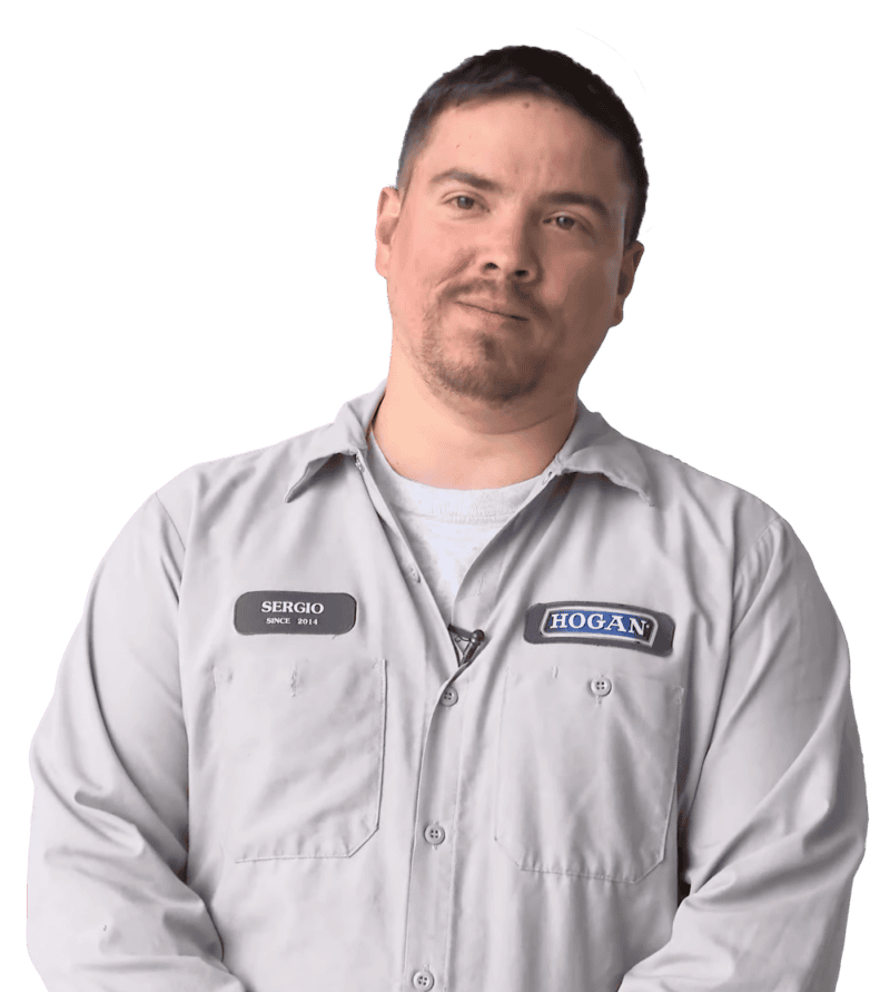 Hogan employee, Sergio.